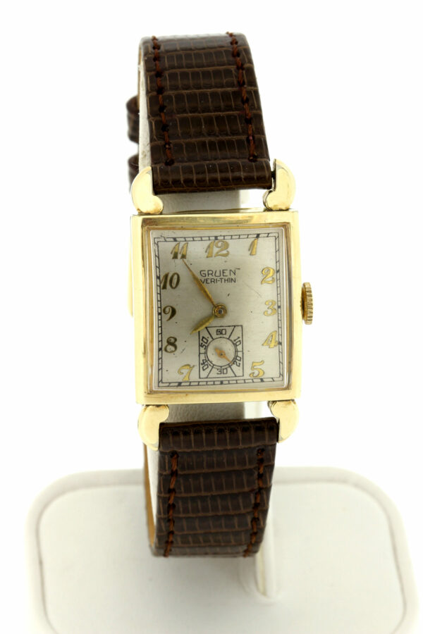 Timekeepersclayton Gruen Veri-thin gold-filled Wrist Watch
