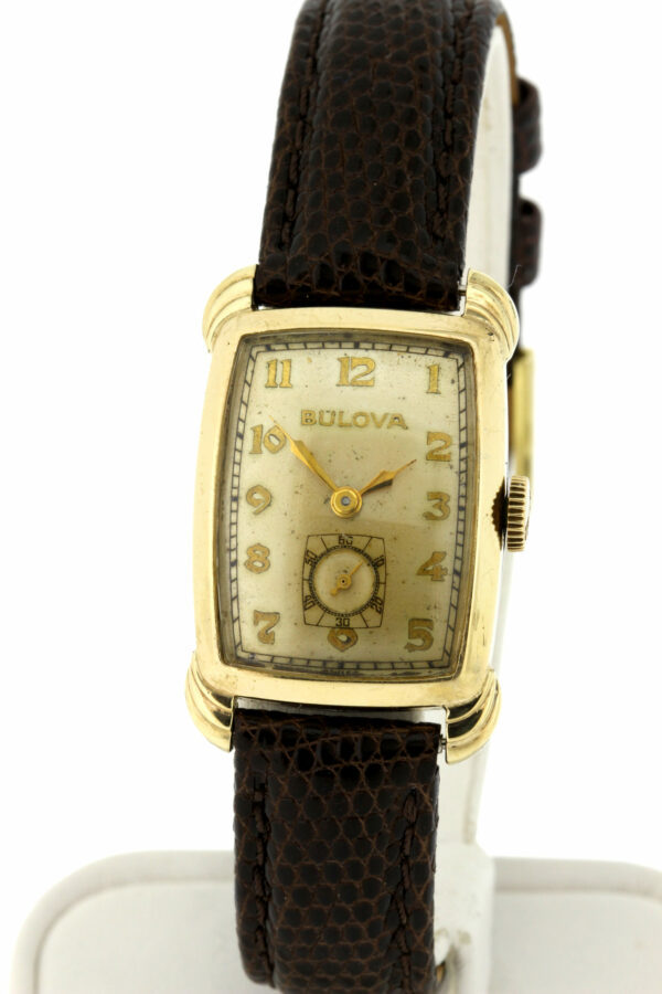 Timekeepersclayton 1950s Vintage Bulova Wrist Watch Gold Filled case