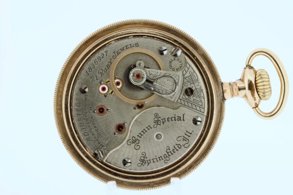 Timekeepersclayton 21 Jeweled Illinois Pocket Watch Bunn Special Gold Filled 1906