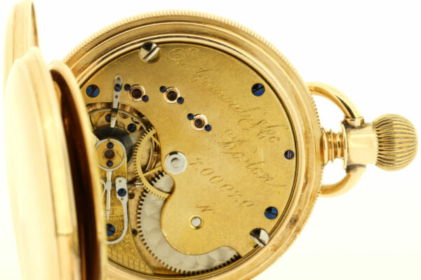 Timekeepersclayton Vintage Pocket Watch E. Howard & Co Boston 1883-1899 14K Yellow Gold Engraveable