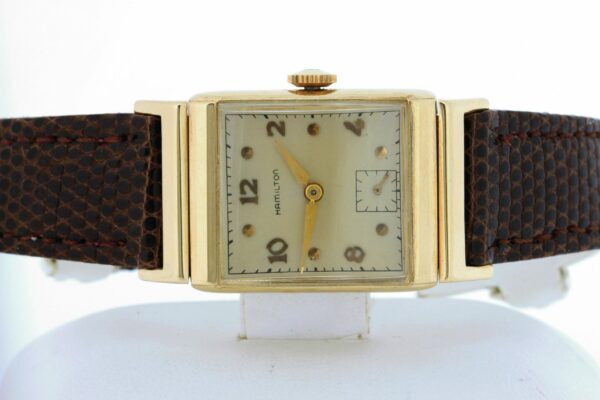 Timekeepersclayton 1940s 14K Yellow Gold Hamilton 19 Jeweled Movement Wrist Watch Bailey