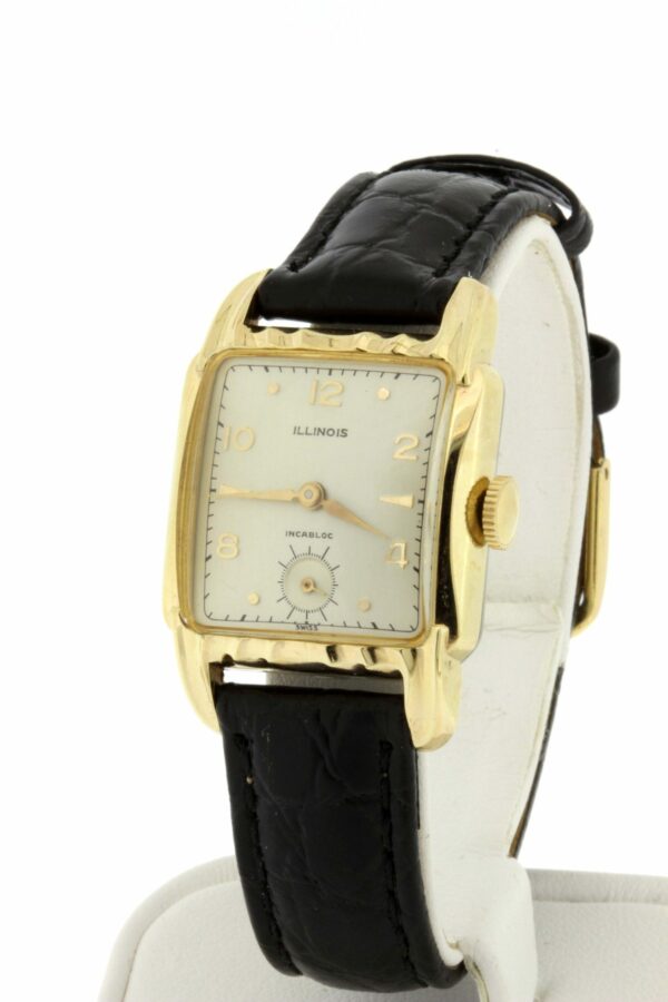 Timekeepersclayton Illinois Watch Co 10K Gold Filled Incabloc Wrist Watch