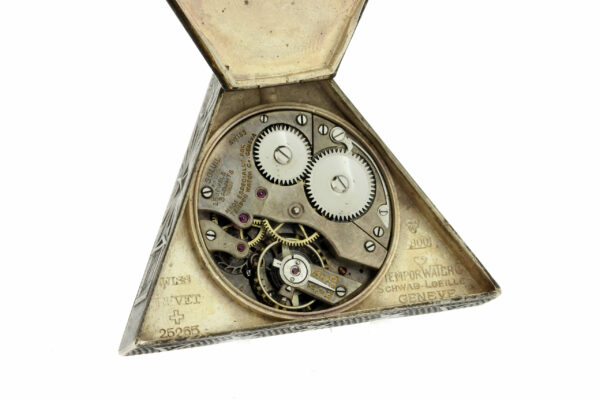 Timekeepersclayton Masonic Pocket Watch Solvil 15 Jeweled Swiss Movement Tempor Watch CO Schwab-Loeille Silver Case
