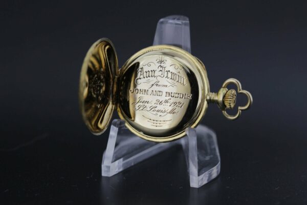 Timekeepersclayton Mermod Jaccard & King CO 14K Gold Pocket Watch St.Louis 1910s-20s
