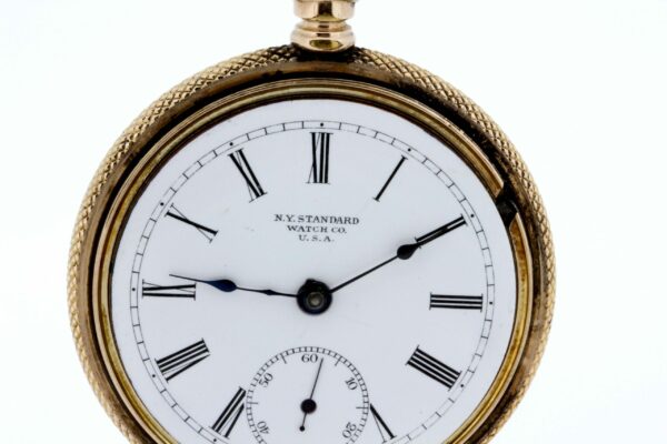 Timekeepersclayton NY Standard Watch CO USA Pocket watch Goldfilled