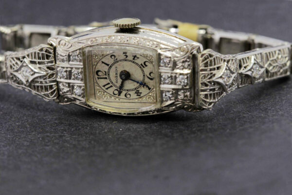 Timekeepersclayton Robbins’s 14K Gold and Pave Diamond Wrist Watch