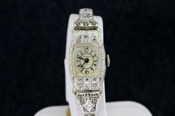 Timekeepersclayton Robbins’s 14K Gold and Pave Diamond Wrist Watch