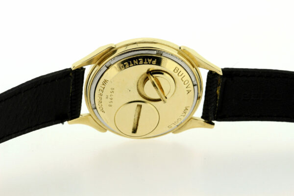 Timekeepersclayton Spaceview Bulova Accutron 14K Yellow Gold Wrist Watch