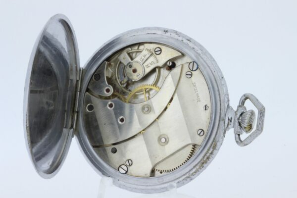 Timekeepersclayton Syra Pocket Watch Swiss Made Movement Wheat Engraved Motif