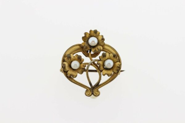Timekeepersclayton Victorian Gold Filled Brooch