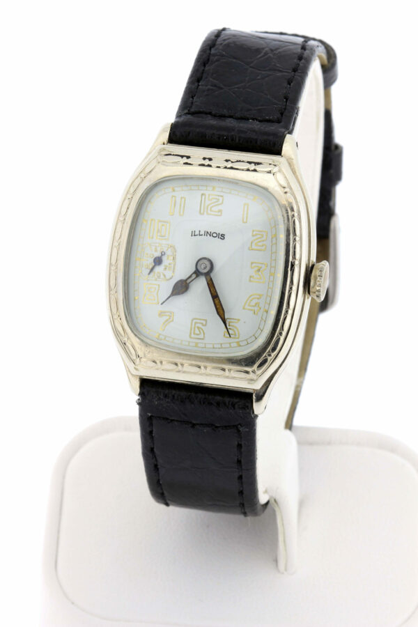 Timekeepersclayton Vintage 14 Karat Gold Filled Illinois Wrist Watch 17 jeweled Movement