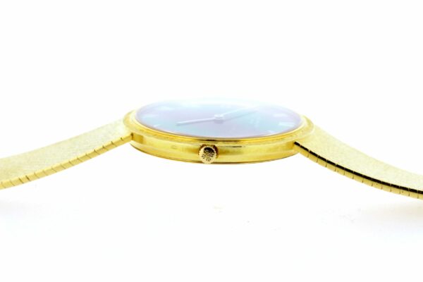 Timekeepersclayton Vintage 18K Yellow Gold Patek Phillipe Swiss Movement Wrist Watch 18 Jewel