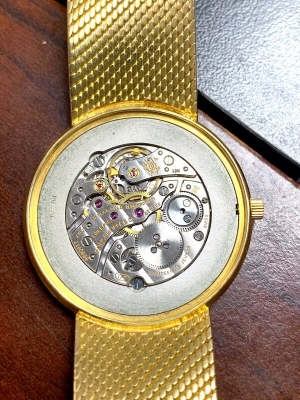 Timekeepersclayton Vintage 18K Yellow Gold Patek Phillipe Swiss Movement Wrist Watch 18 Jewel