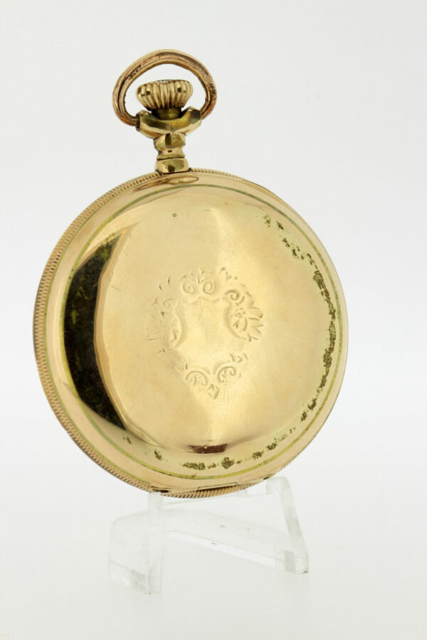 Timekeepersclayton Vintage Howard Pocket Watch Gold Filled 17 Jeweled Movement