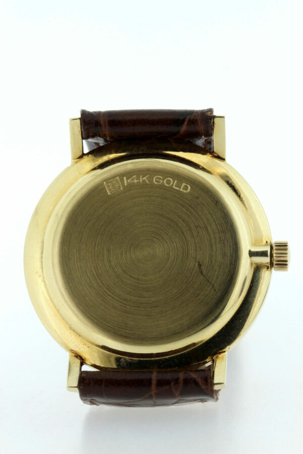 Timekeepersclayton Vintage Matthey-Tissot 14K Yellow Gold Wrist Watch