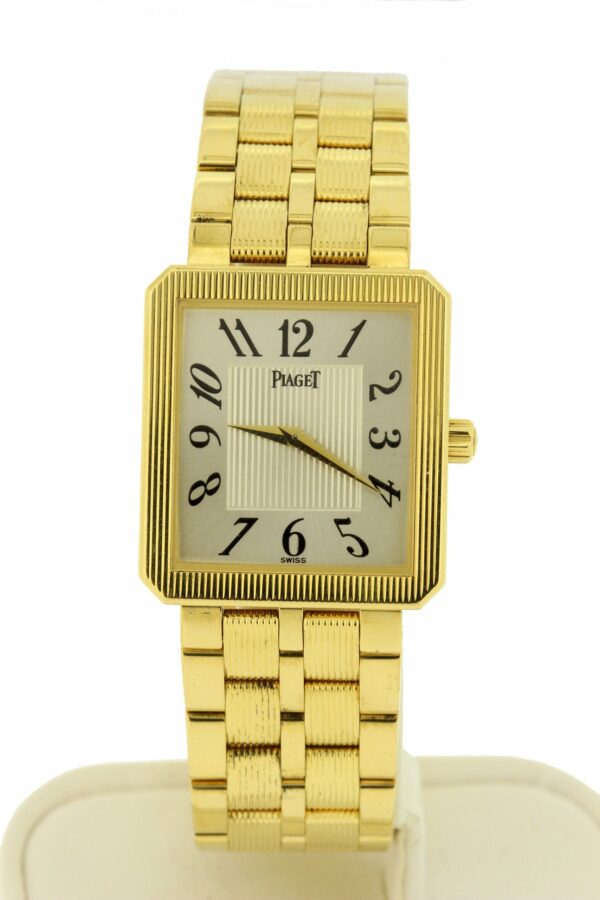 Timekeepersclayton Vintage Quartz Movement Piaget 18K Yellow Gold with matching gold Bracelet