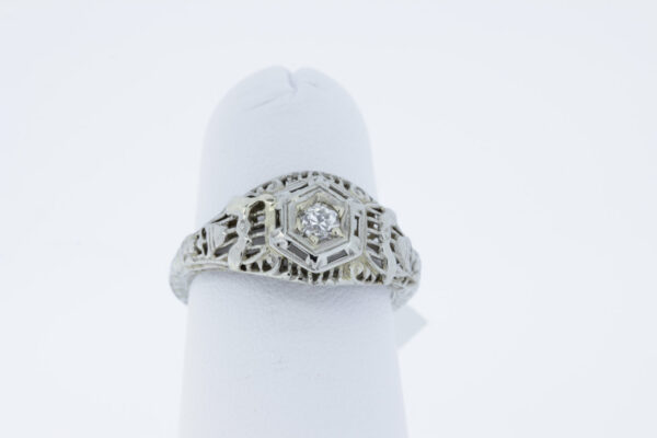 Timekeepersclayton Wedding Bells and Delicate Flowers 18K Gold Ring