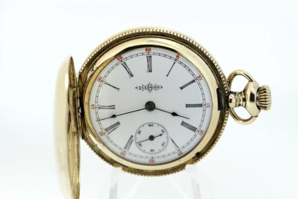 Timekeepersclayton Gold Filled Vintage Pocket Watch by Illinois Watch CO