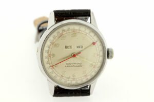 1940s Vintage Movado Calendomatic Wrist Watch