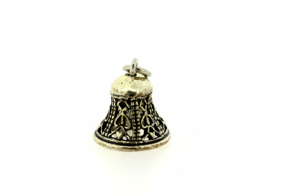 Timekeepersclayton Bright Ringing Sterling Silver Filirgee Bell Charm