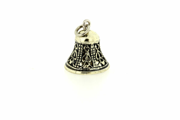 Bright Ringing Sterling Silver Filirgee Bell Charm