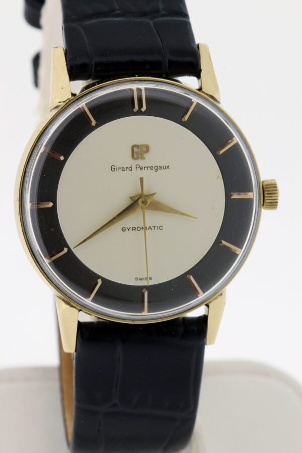 Timekeepersclayton Girard Perregaus Gyromatic Wrist Watch 10K Gold Filled Case Swiss Movement