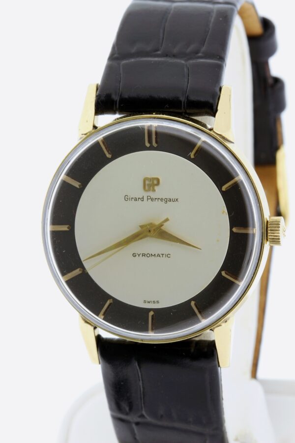 Timekeepersclayton Girard Perregaus Gyromatic Wrist Watch 10K Gold Filled Case Swiss Movement