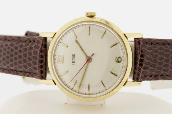 Timekeepersclayton 1950s Tudor 9K Gold Wrist Watch