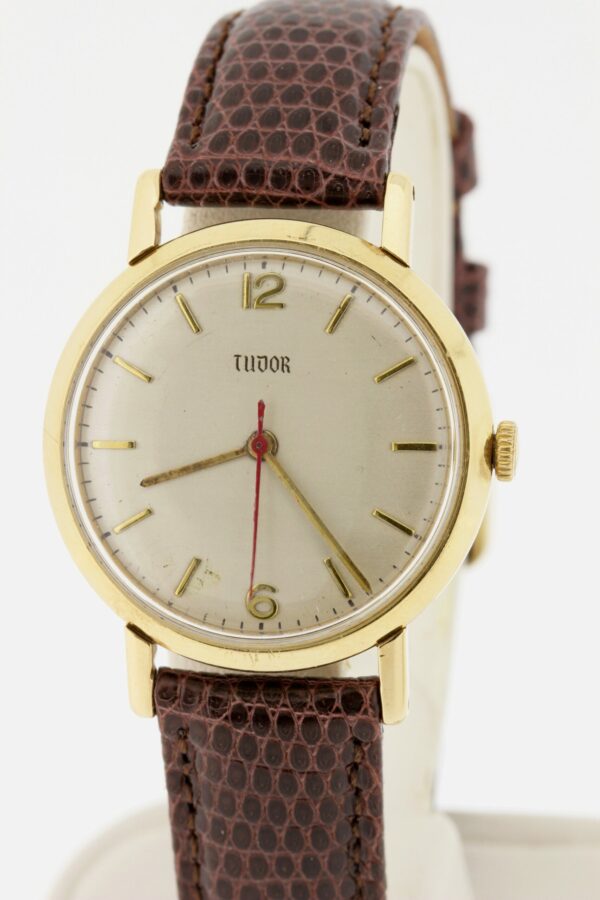 Timekeepersclayton 1950s Tudor 9K Gold Wrist Watch