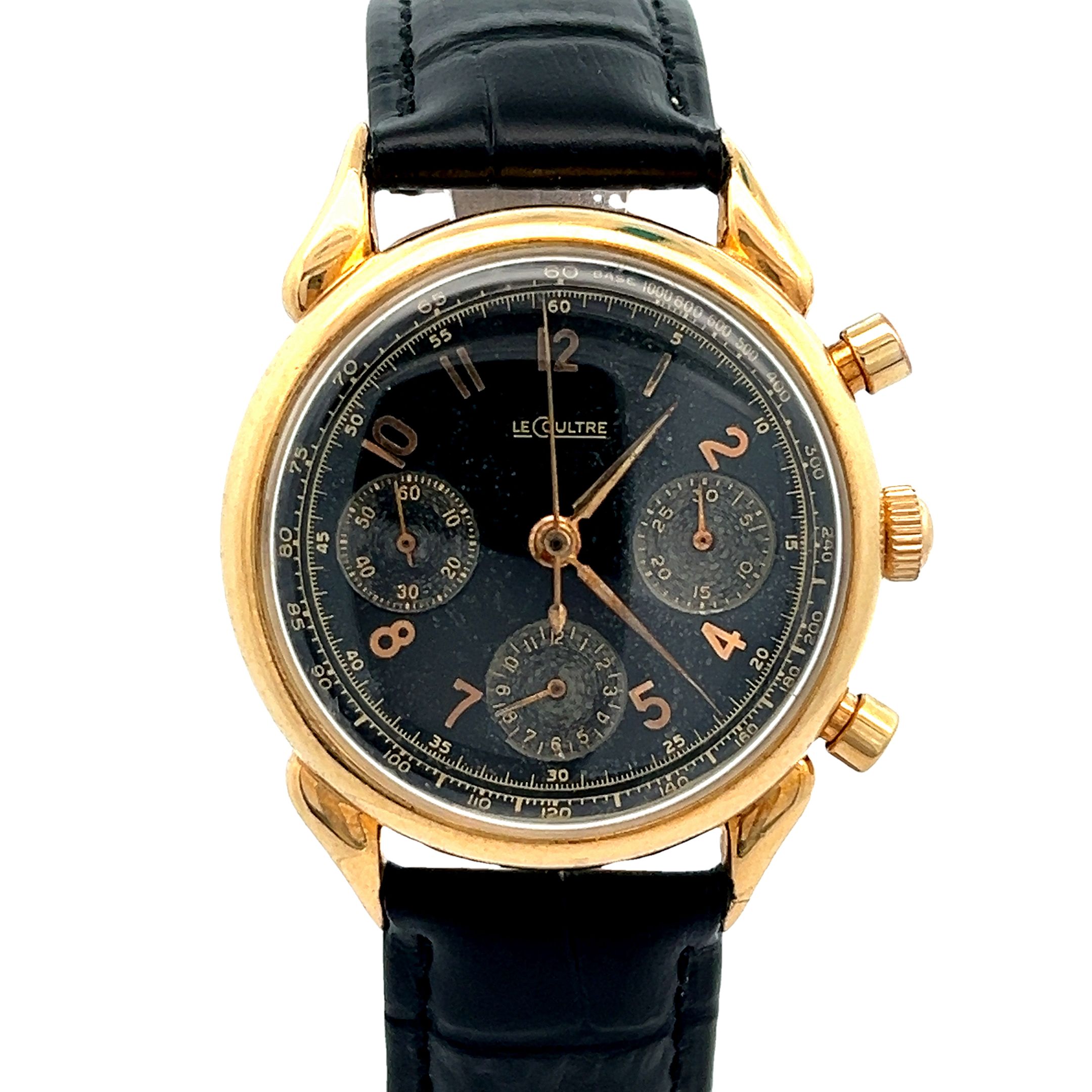 1950s LeCoultre Wristwatch 18K Yellow Gold - Timekeepersclayton
