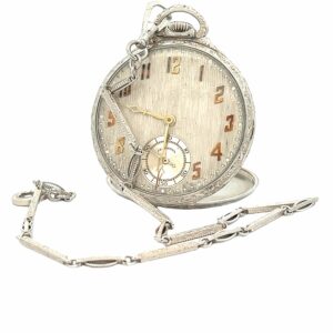 1920's Illinois Pocket Watch with Chain