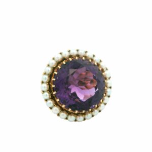 1950s Amethyst Cocktail Ring